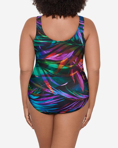 Miraclesuit Women's Plus Palma Paradiso Oceanus One Piece - 65660488W