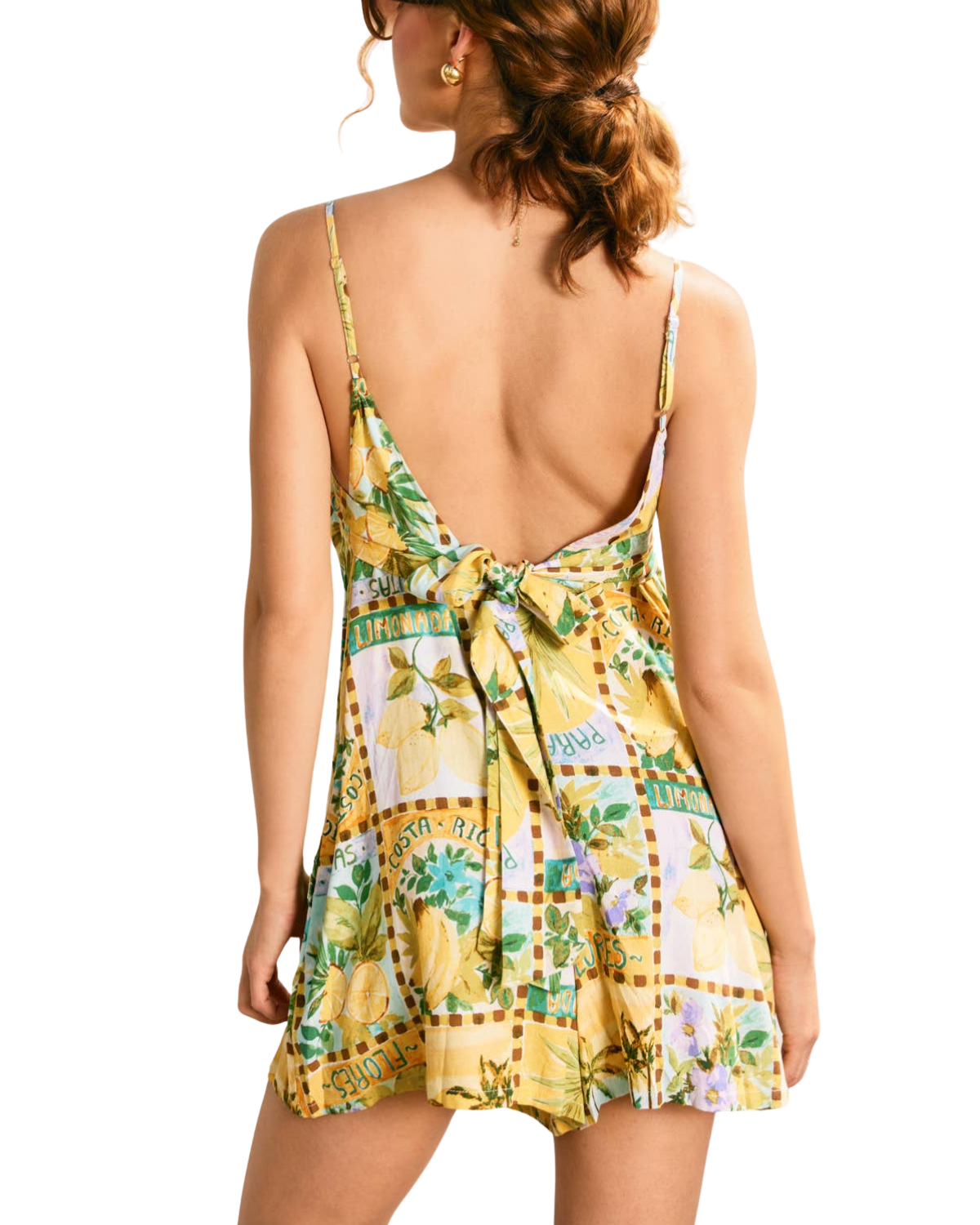 Dress Forum Isla Palma Tie Back Detail Romper - Fr12529-P1978