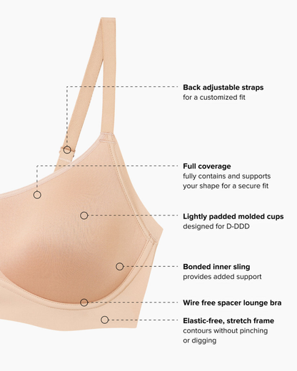 Wacoal Easy Like Sunday™ Wire Free T-Shirt Bra - 856557 - Praline