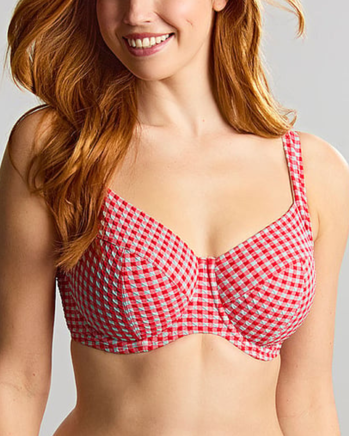 Panache Swimwear Gingham Olivia Full Cup Bikini Top (More Colors Available) - SW1722