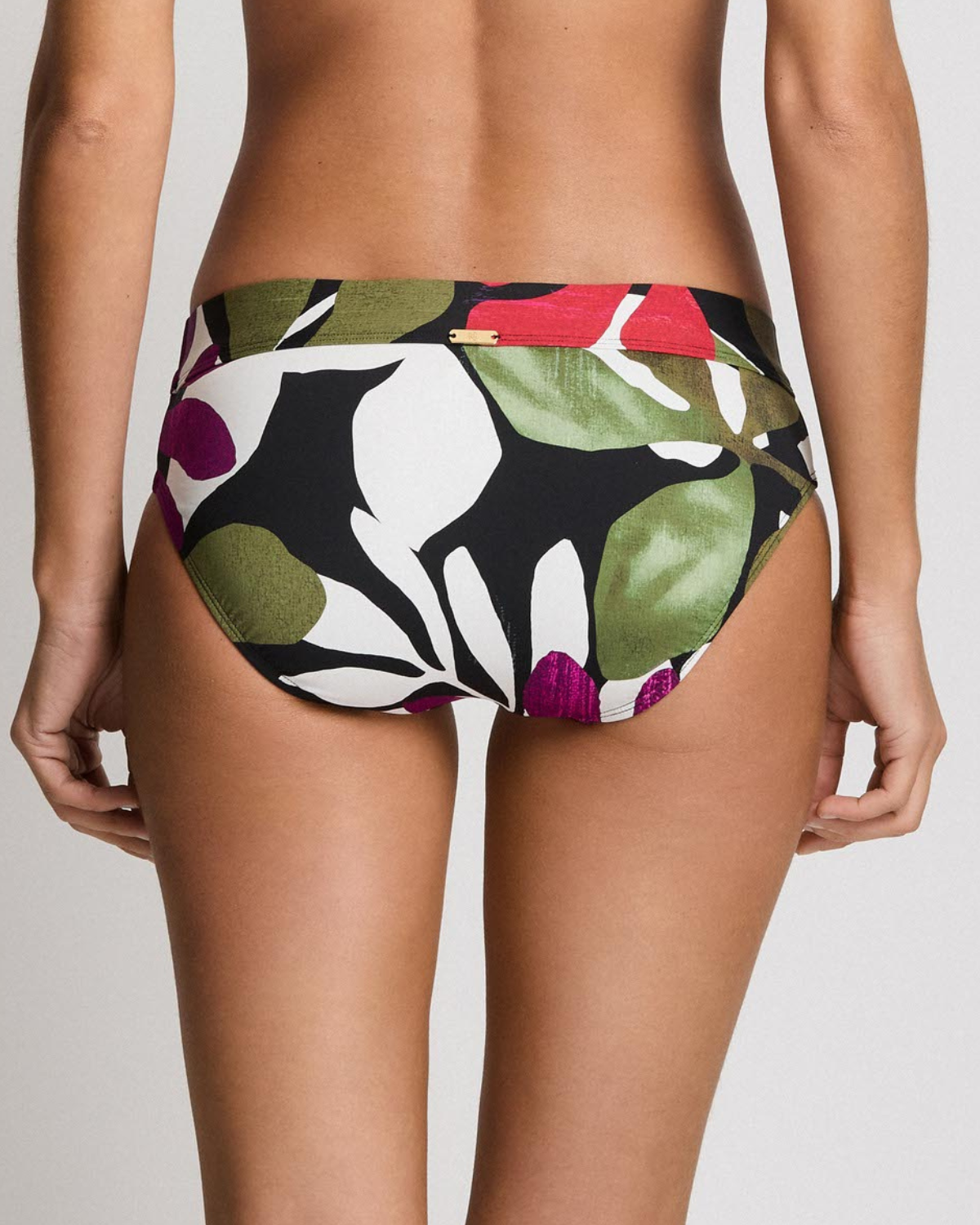 Lauren Ralph Lauren Modern Jungle Floral Classic Band Hipster Bottom - 20637155