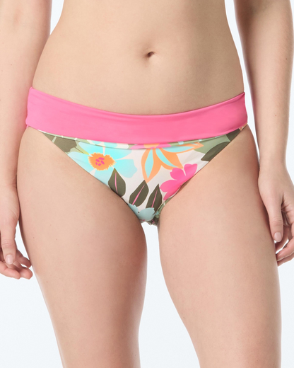 2025 Coco Reef Lush Blooms Verso High Waist Reversible Bikini Bottom - U5e289
