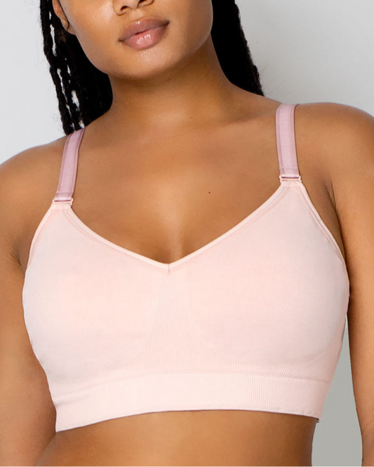 Curvy Couture Smooth Seamless Comfort Wireless Bralette - 1331