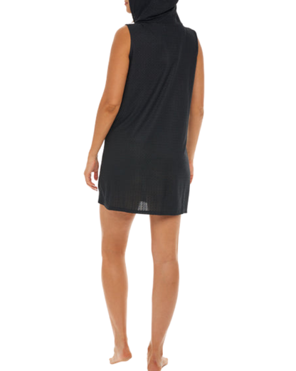 Jordan Taylor Waffle Zip Up Front Hoodie Cover Ups with Pockets (More Colors Available) - WFN0442