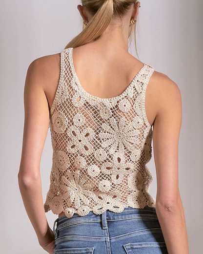 Elan Lace Tank Top (More Colors Available) - SW11679