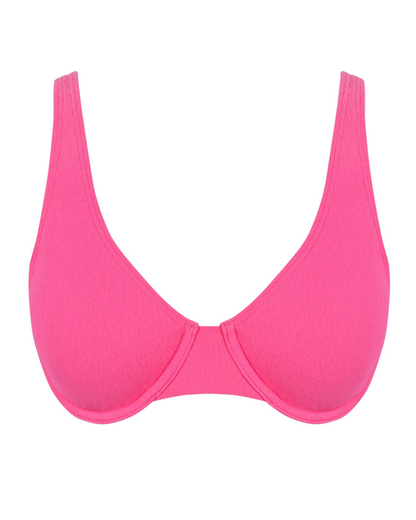 Sunsets Posy Pink Crepe Ally D+ Underwire Top - 572