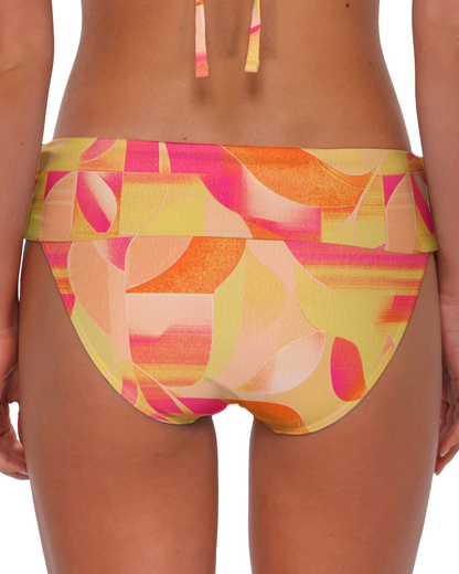 Sunsets Dreamsicle Crepe Hannah High Waist Bottom - 33B