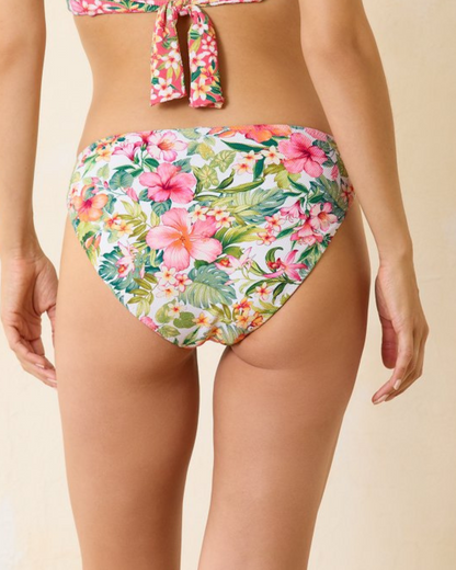 2024 Tommy Bahama Island Cays Flora Reversible Hipster Bikini Bottom  - Ss200427