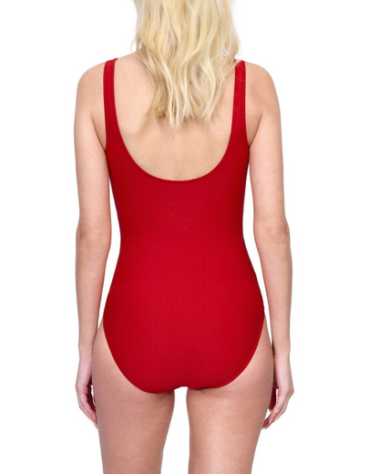 2025 Gottex Harbourside Textured Surplice One Piece Swimsuit - 25Ha178u