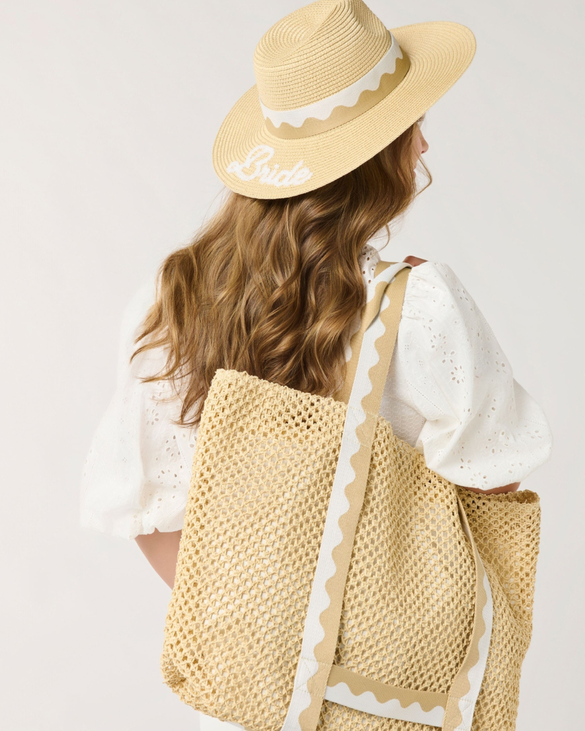 Shiraleah Bride Hat and Tote Set - 01-02-156