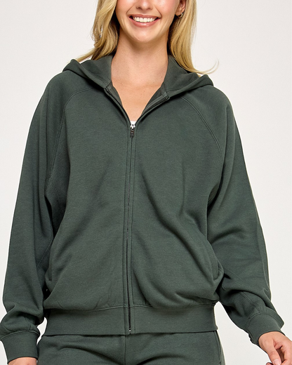 Reflex Basic Fleece Zip Up Hoodie (More colors available) - JK482