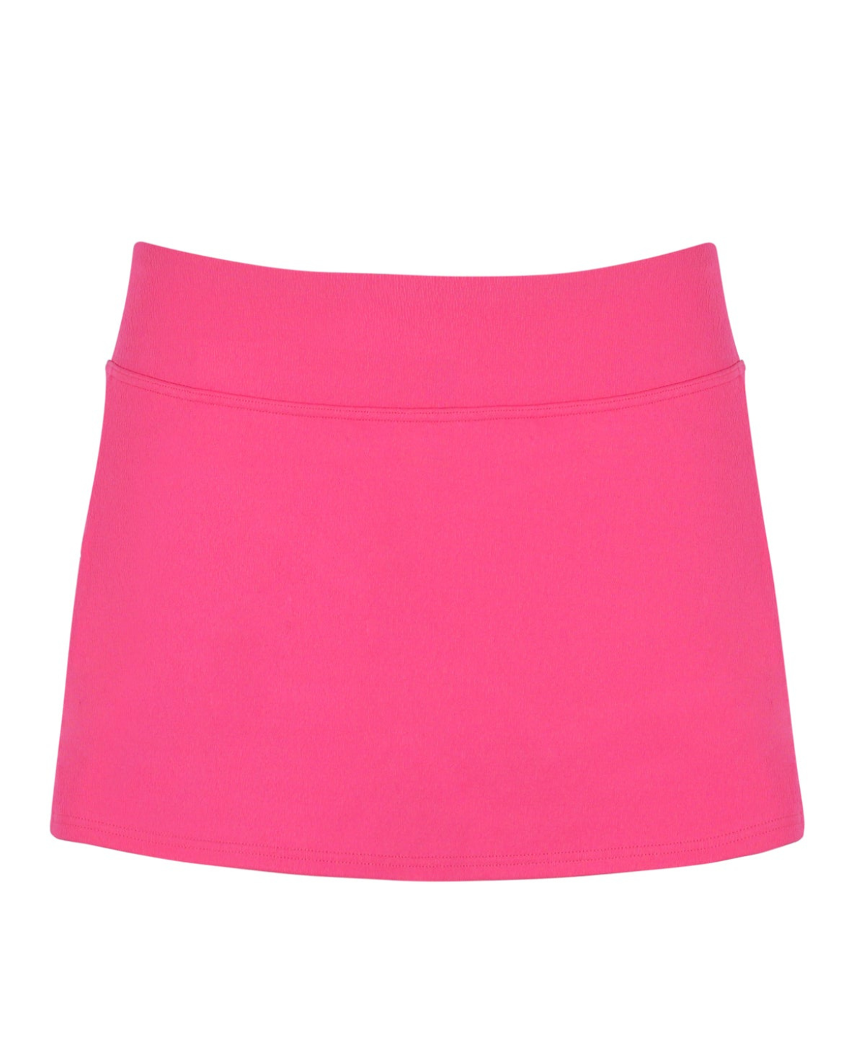 Sunsets Posy Pink Crepe Sporty Swim Skirt - 40B