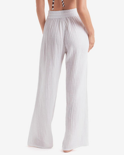 2025 Mimi Flamingo White Bliss Gauze Vista Cover Up Pant - 900051135
