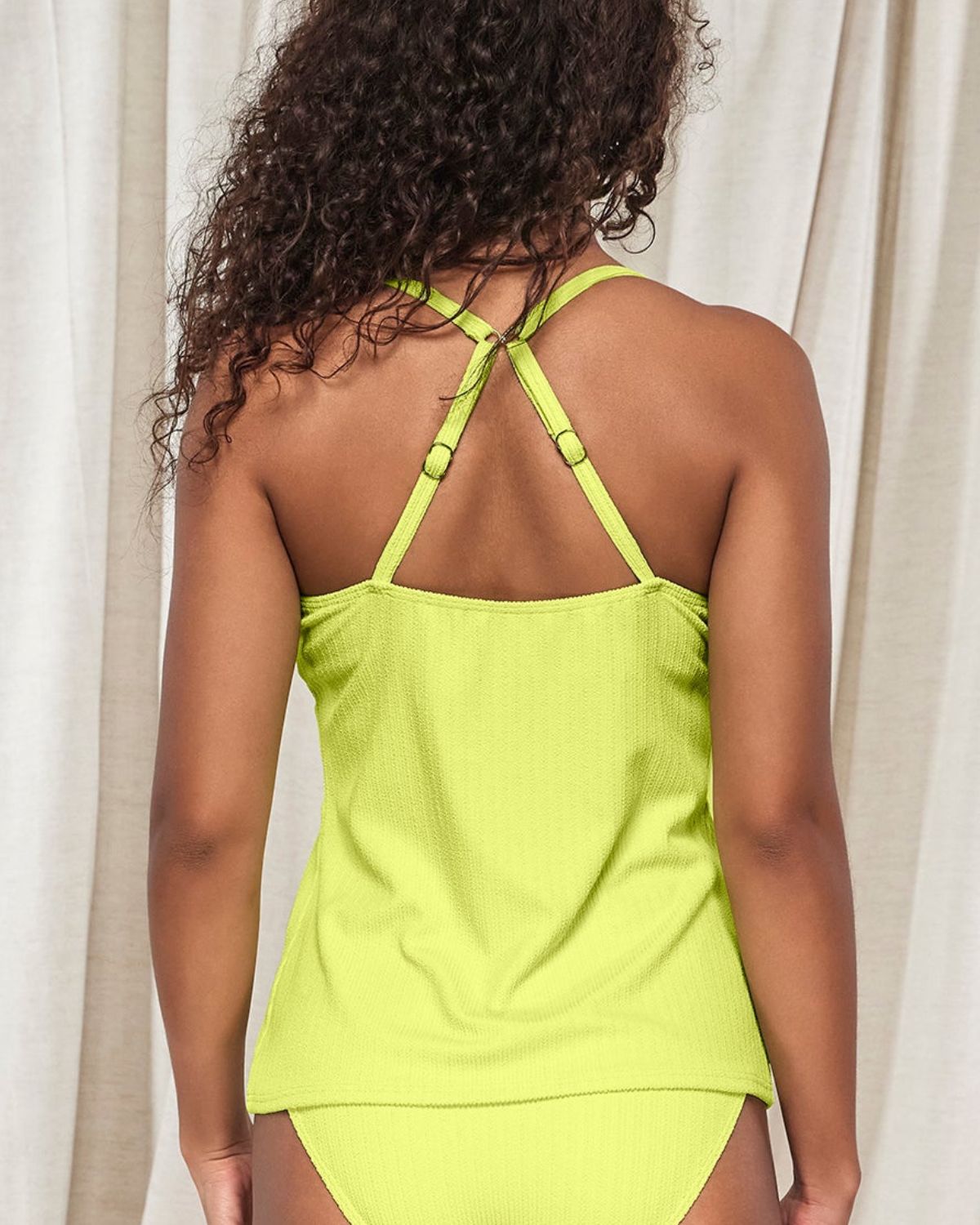 2025 Sunsets Pacifica Coralie Tankini Underwire D+ Tankini Top - 723 - Bright Pear