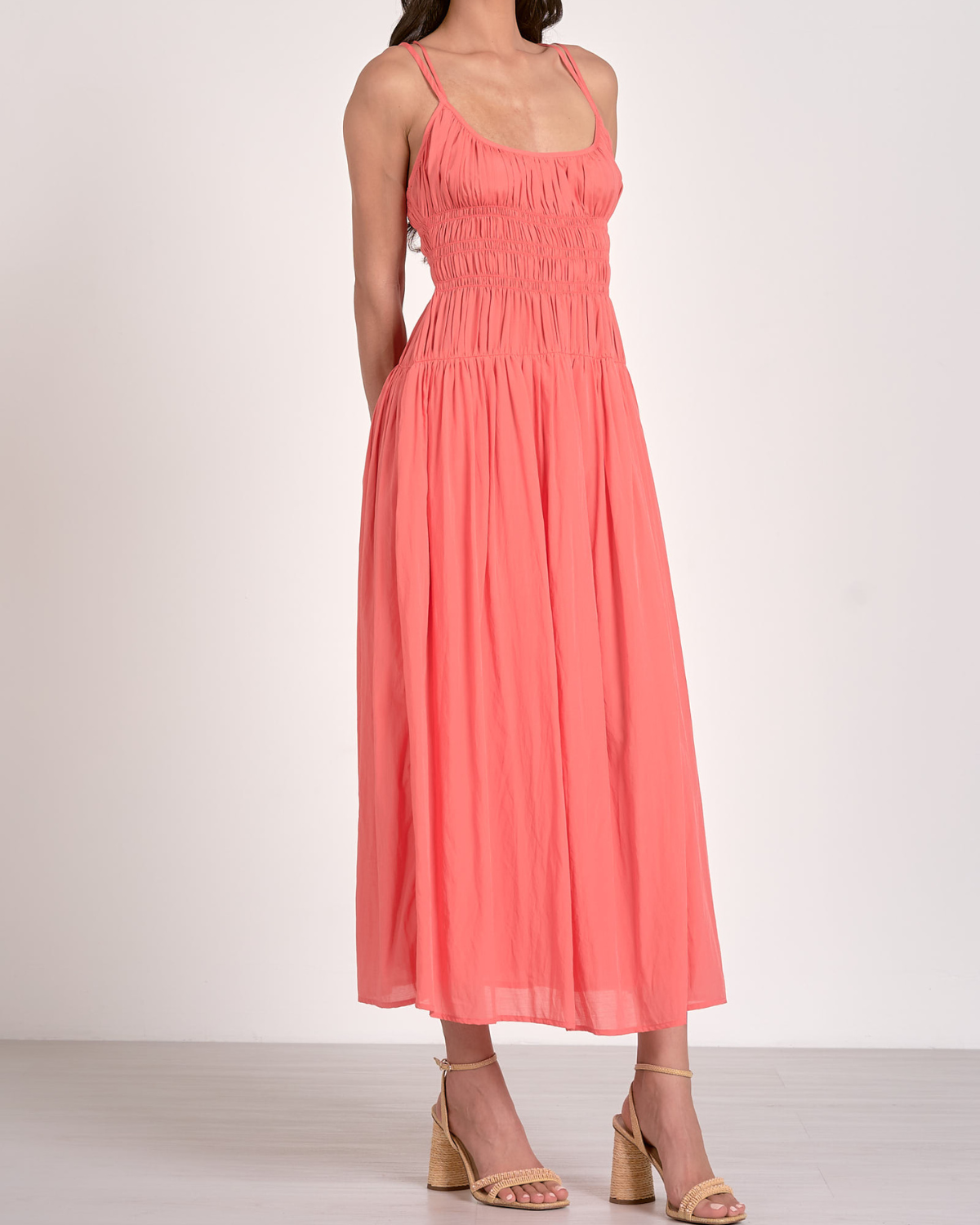 elan maxi dress Elan Ruched Maxi Dress