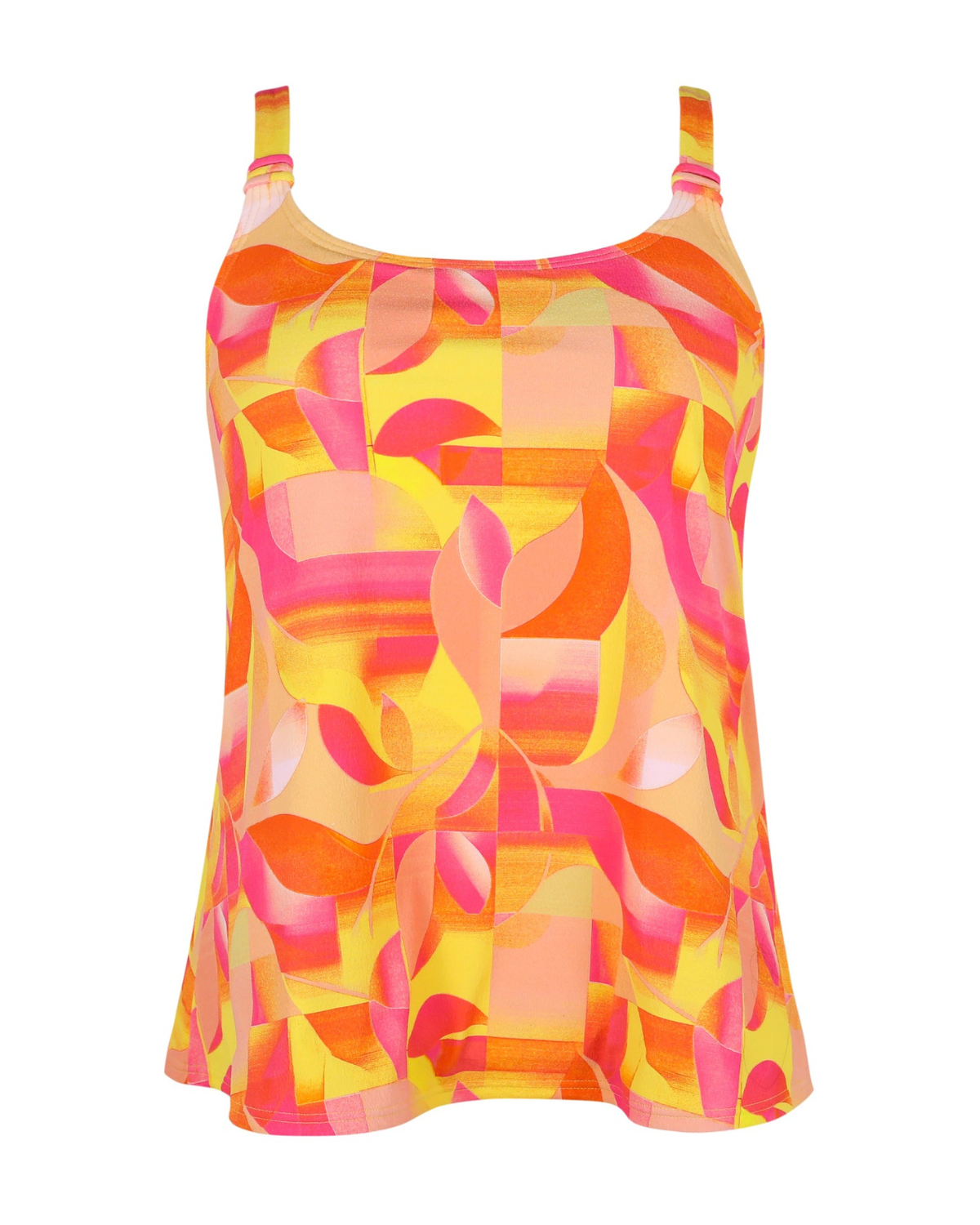 Sunsets Escape Dreamsicle Crepe Jenna Tankini Top - 962T