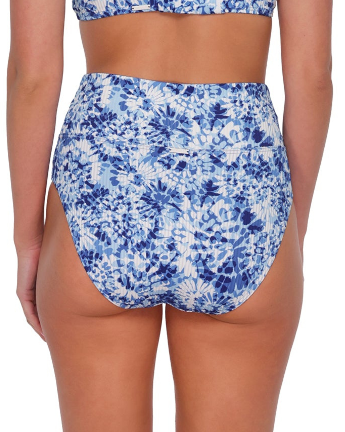 Sunsets Island Ink Rib Hannah High Waist Bottom - 33B