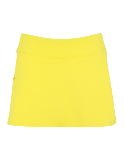 Sunsets Solids Pineapple Crepe Sporty Swim Skirt - 40B