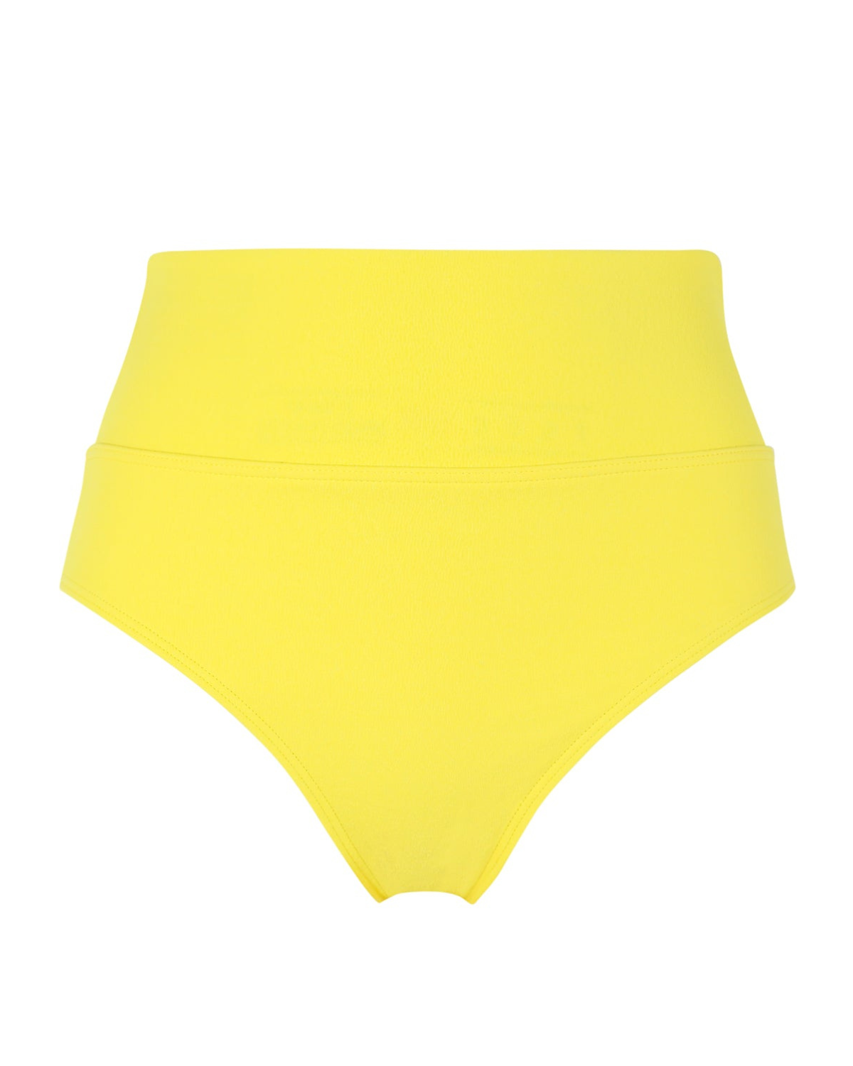 Sunsets Solids Pineapple Crepe Hannah High Waist Fold Over Bottom - 33B