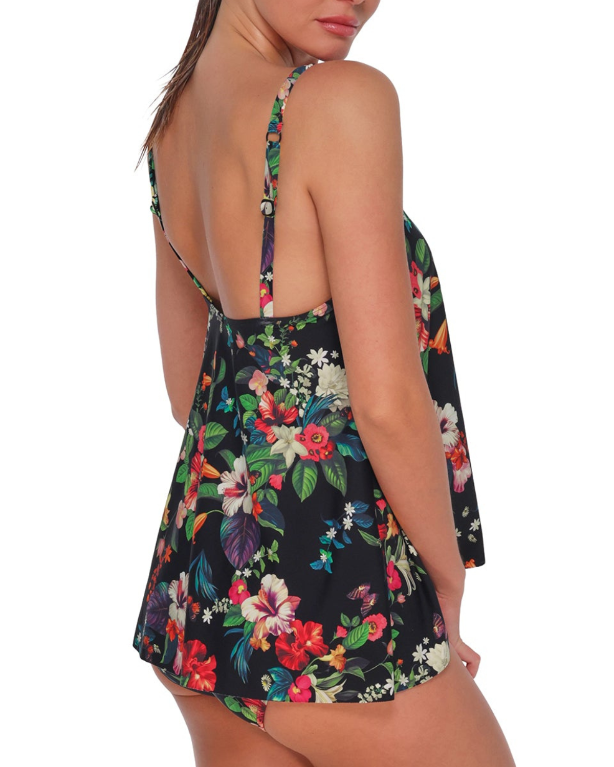 Sunsets Fleur Noire Elena Tankini D+ Wire Free Top - 763