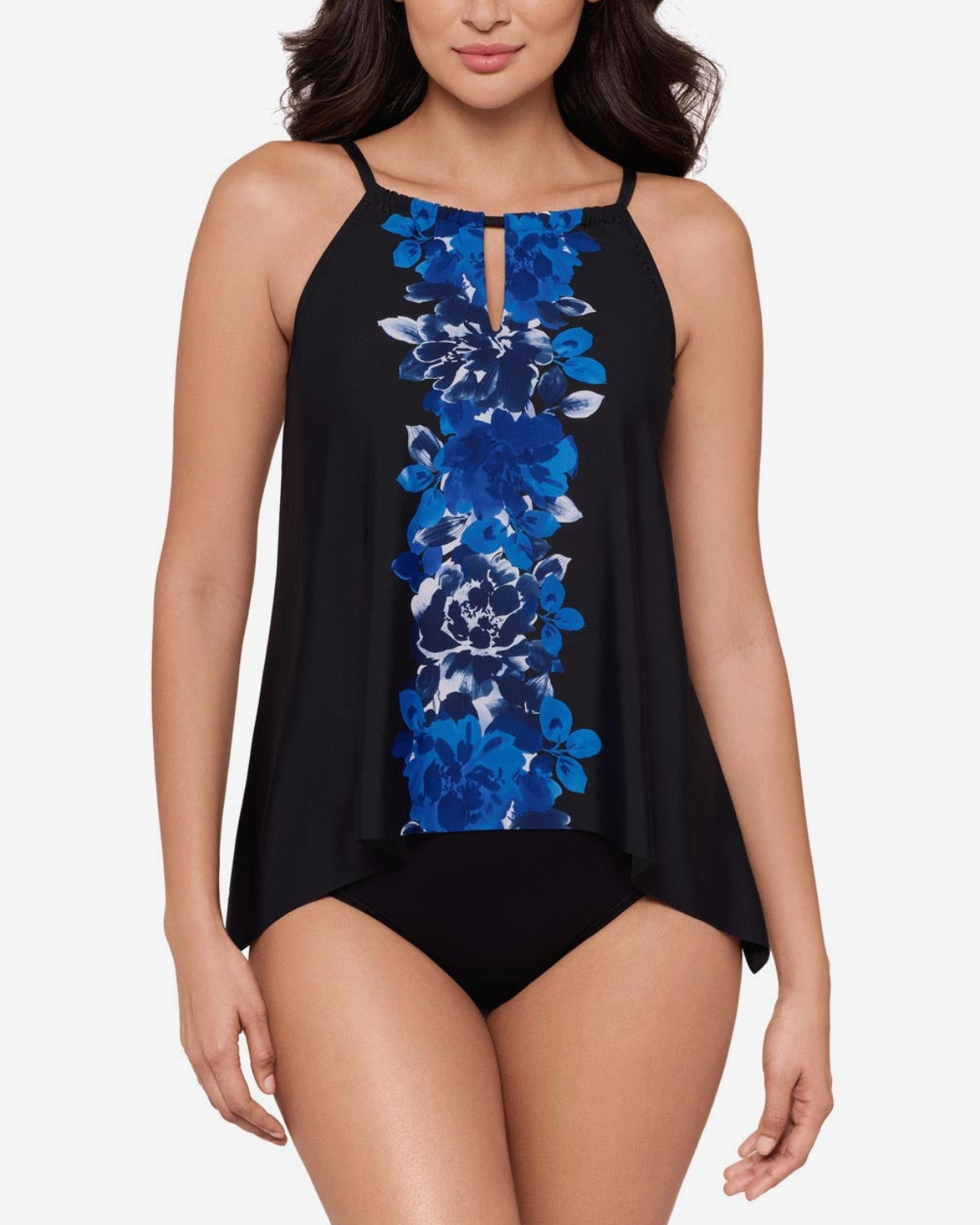 Miraclesuit Ombra Fiore Peephole Tankini Top - 6566860