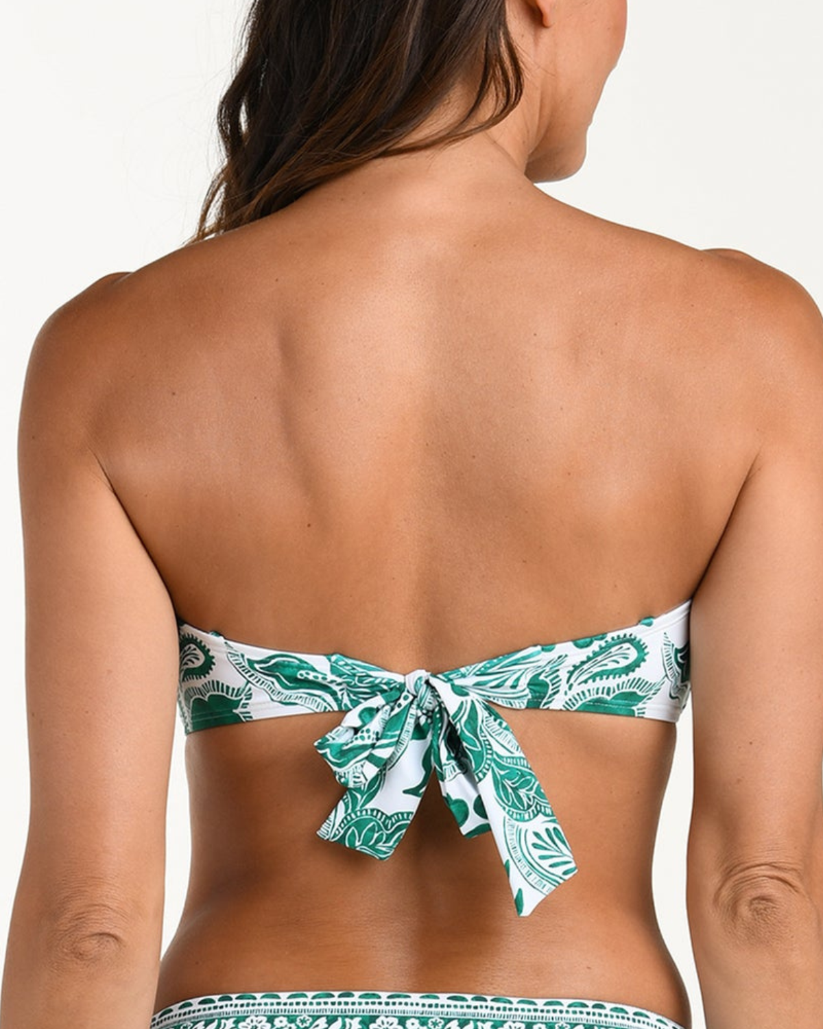 La Blanca Botanical Brocade Bandeau Bikini Top (More Colors Available) - LB6CC81