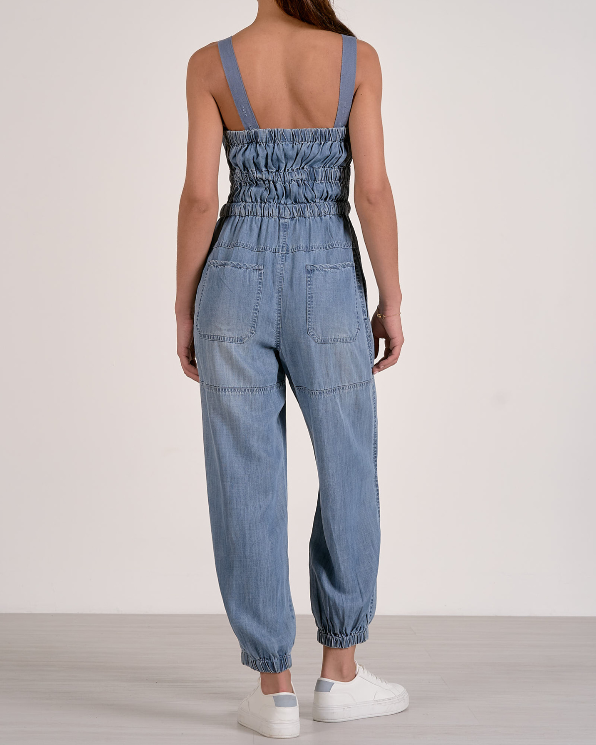 Elan Smocked Jumpsuit - DT7117