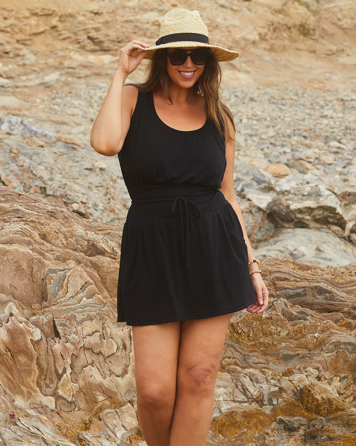 Becca Etc by Rebecca Virtue Beach Date Plus Size Cover Up Dress - 6466057 Black / 0X Becca Etc by Rebecca Virtue Beach Date Plus Size Cover Up Dress - 6466057 Black / 0X