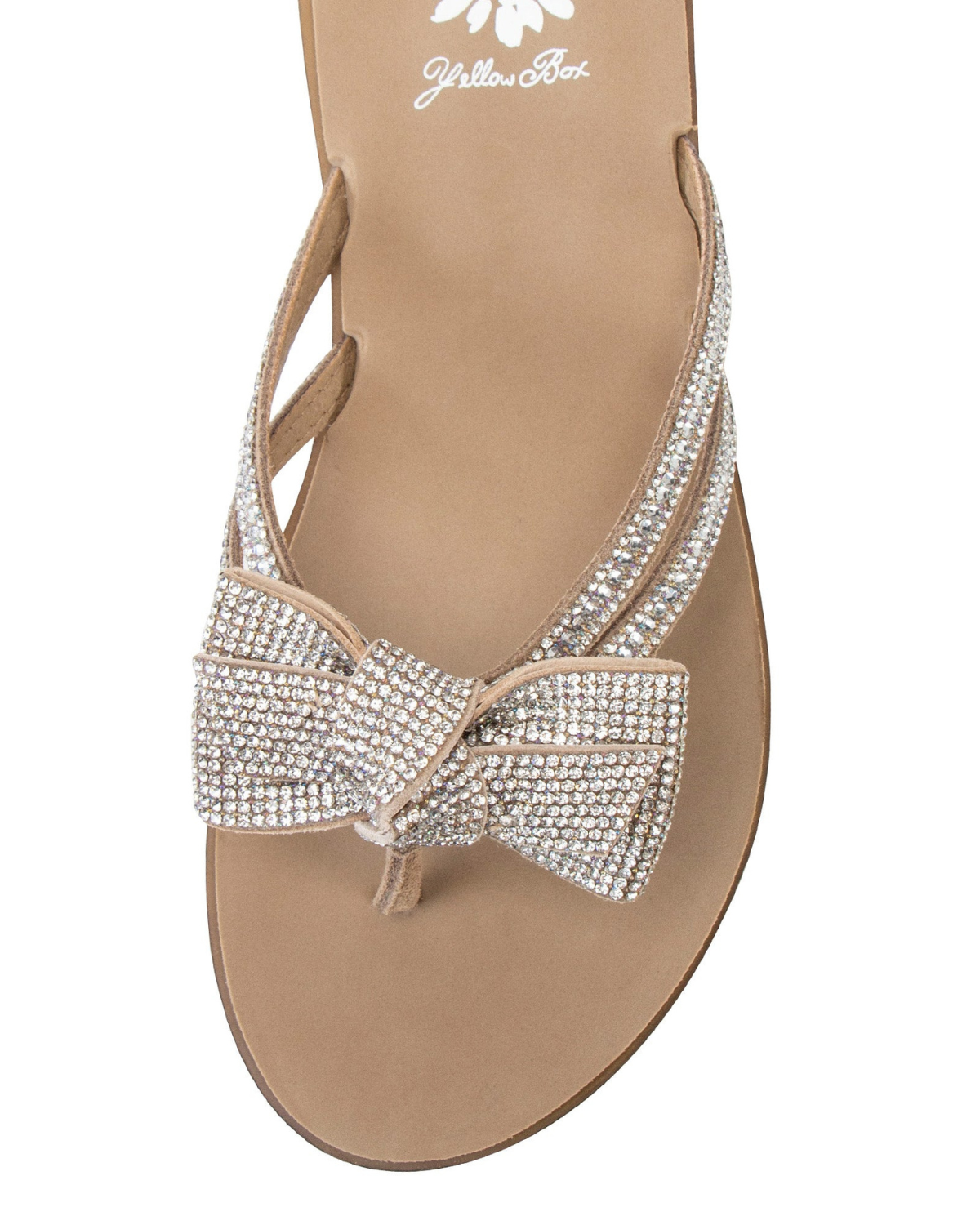 Yellow Box Donna Crystal Bow Sandal