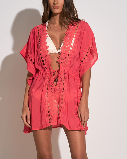 2024 Elan Crochet Cover Up (More colors available) - VCL6025