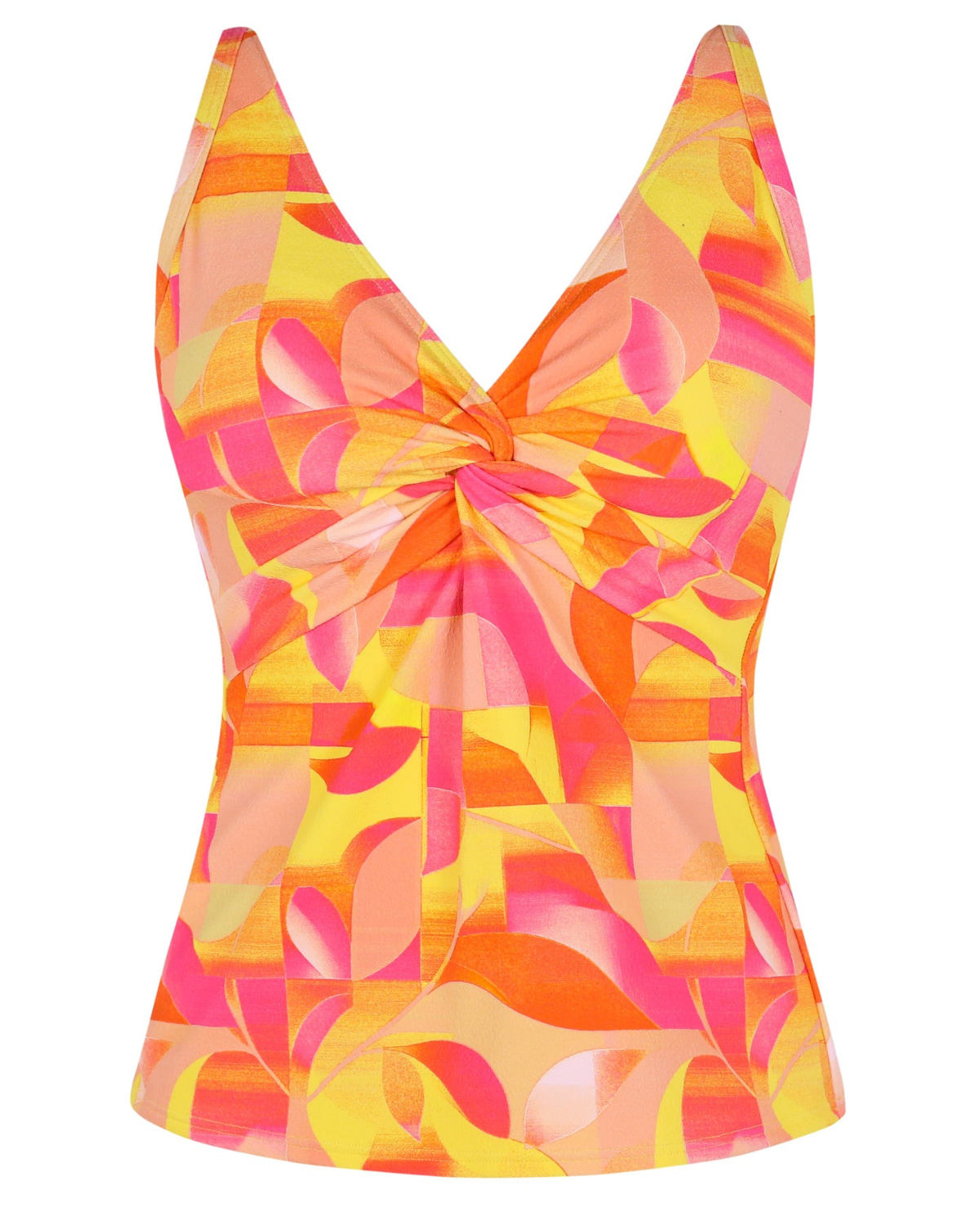 Sunsets Dreamsicle Crepe Forever Tankini Top - 77