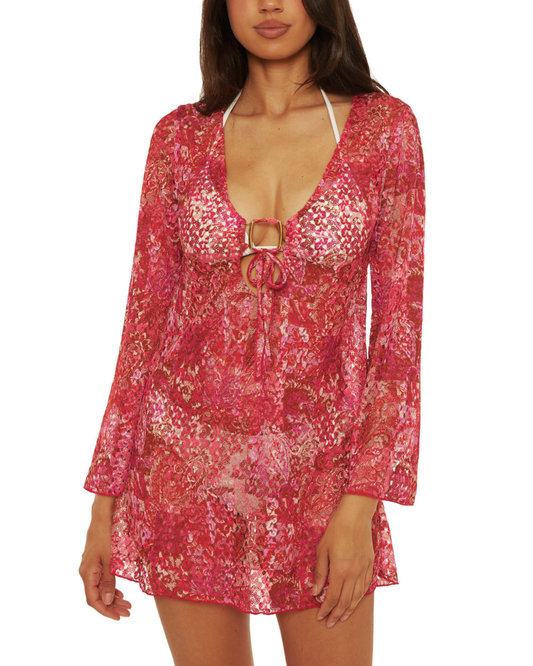 Becca by Rebecca Virtue Bali Tunic Cover Up - 3560671