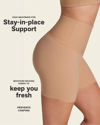 Leonisa Firm High-Waisted Shaper Slip Short - 012925 – Blum's Leonisa Firm High-Waisted Shaper Slip Short - 012925 – Blum's