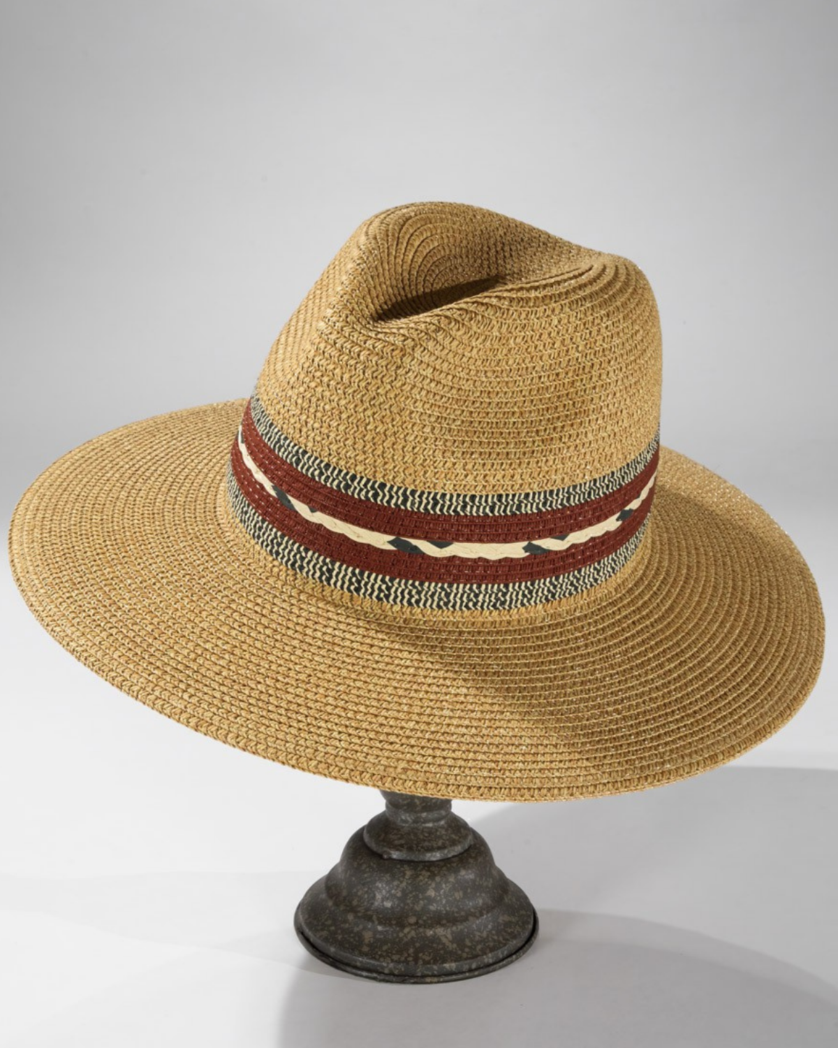 Shiraleah Braided Trim Panama Hat - 30H5086