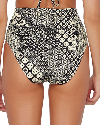 2025 Sunsets Venice Seagrass Texture Hannah High Waist Bottom - 33B