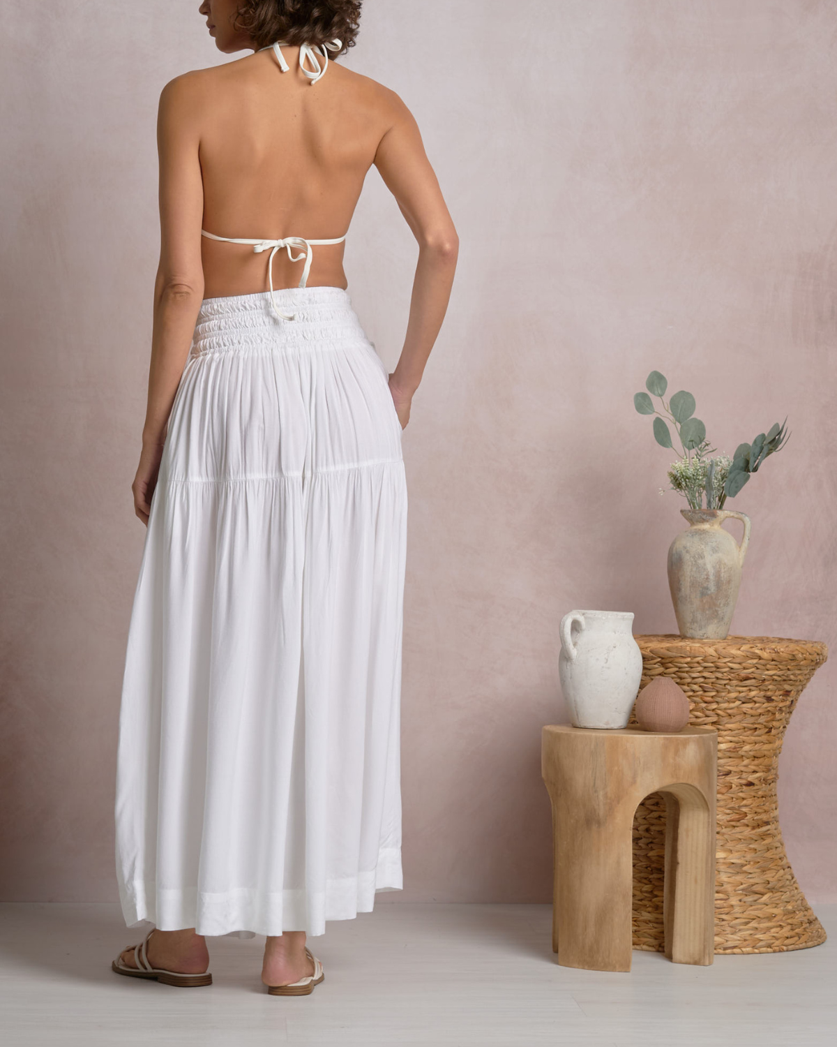 Elan Flowy Maxi Skirt (More Colors Available) - RY4154