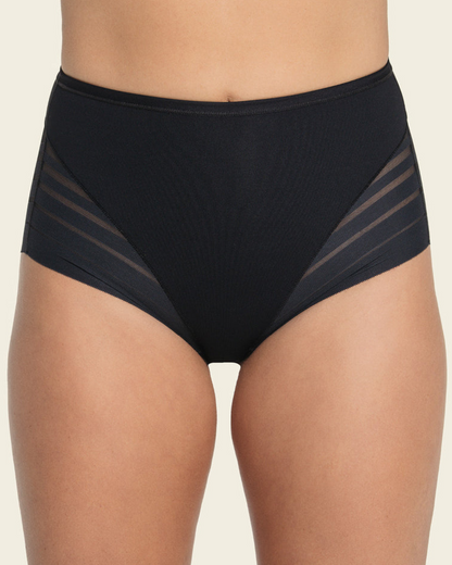 Leonisa Lace Stripe Lace Stripe Undetectable Classic Shaper Knicker - 012903