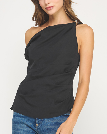Strut & Bolt Asymmetric Twisted Bead Top - T-50611