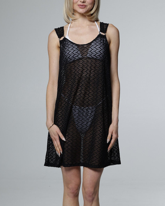 J Valdi Escala Ring Tank Dress (More Colors Available) - J18386