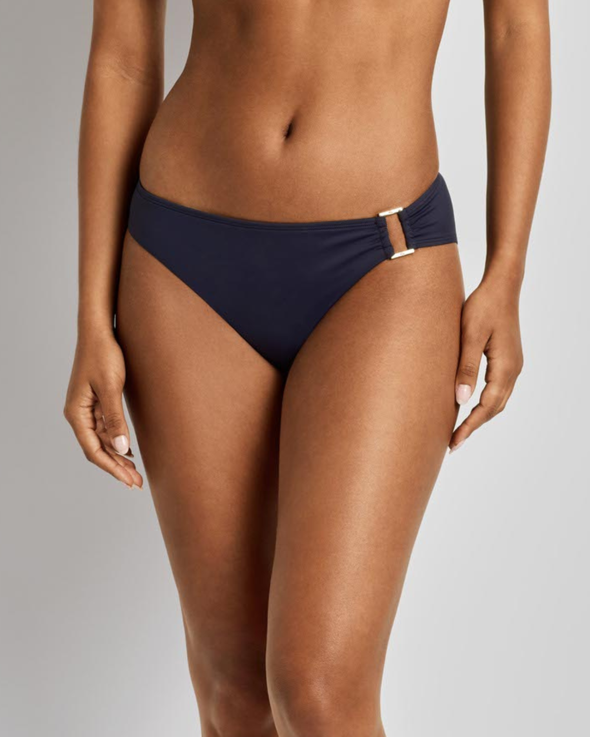 Lauren Ralph Lauren Beach Club Solids Ring Hipster Bikini Bottom (More Colors Available) - 20601051