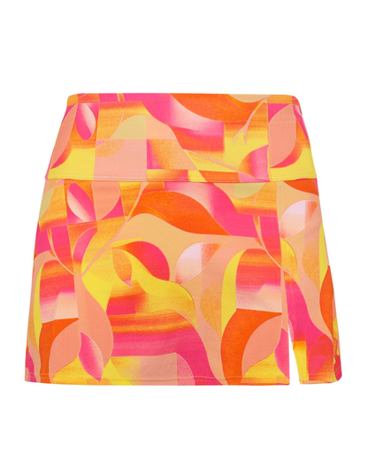 Sunsets Dreamsicle Crepe Allison Swim Skirt - 428B