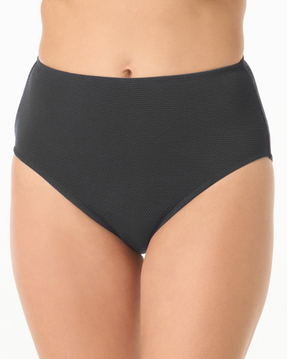 Beach House Pique Solids Emery High Rise Textured Bikini Bottom (More Colors Available) - H51424