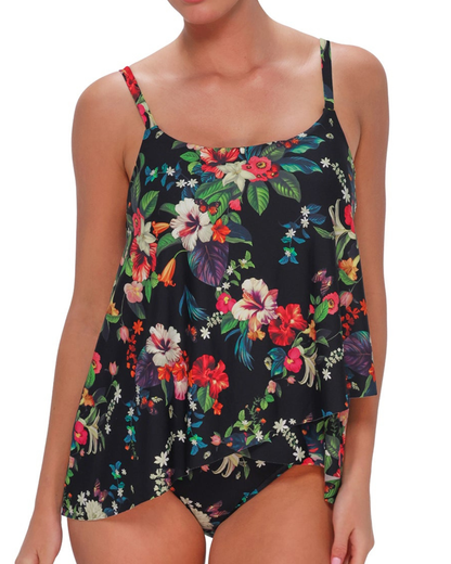 Sunsets Fleur Noire Elena Tankini D+ Wire Free Top - 763