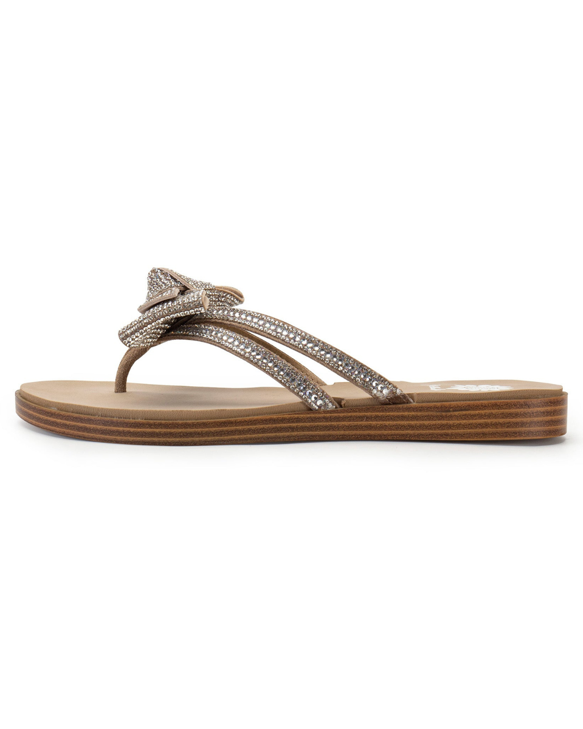 Yellow Box Donna Crystal Bow Sandal