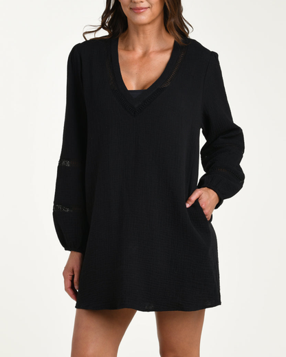 La Blanca Seaside Covers V-Neck Tunic Cover Up - LB6CZ38
