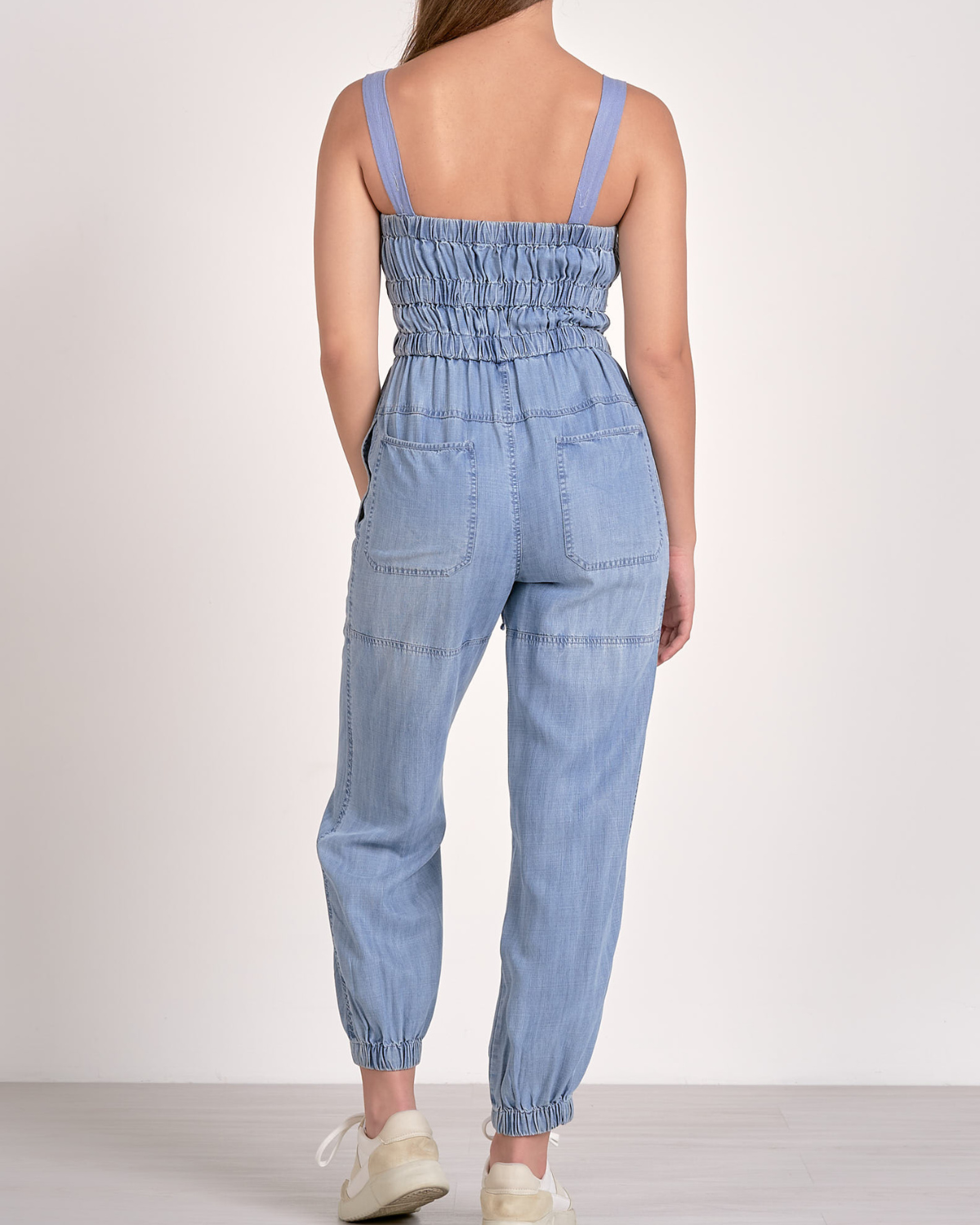 Elan Smocked Jumpsuit - DT7117