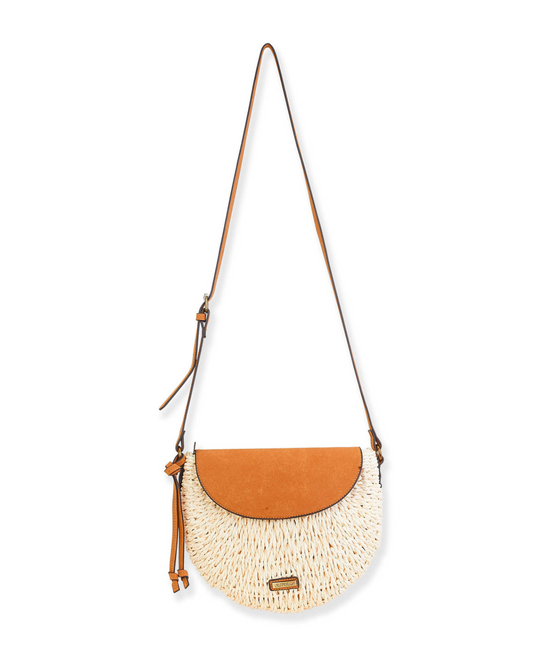 Sun N Sand Blanes Natural Straw Crossbody (More colors available) - CE6495