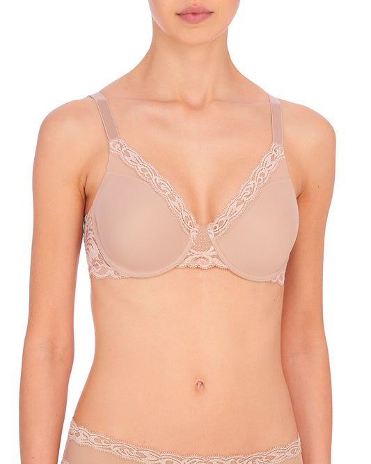 Natori Botanique Unlined Underwire Bra in Bright Berry/Clay Rose FINAL SALE  (30% Off) - Busted Bra Shop