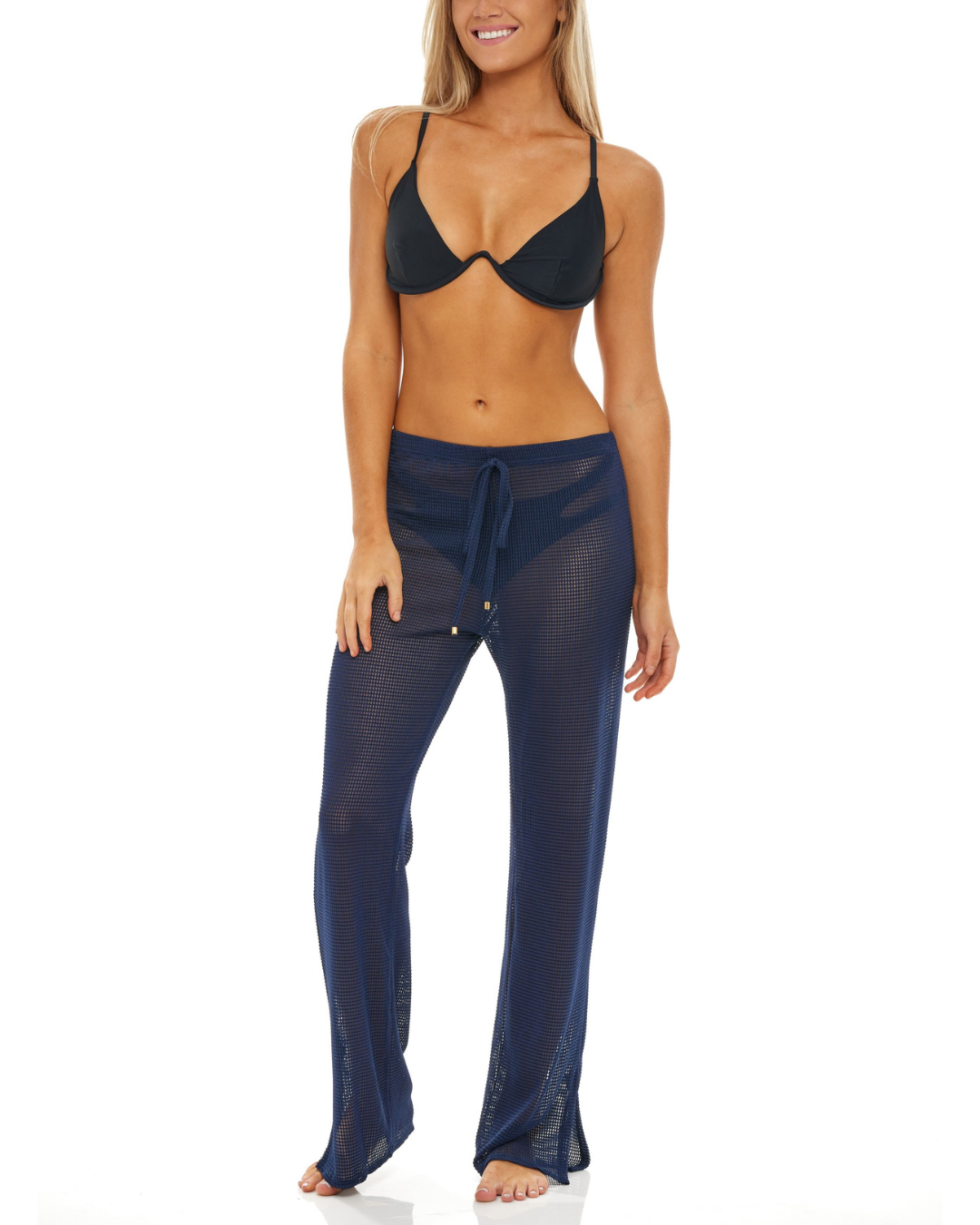 Jordan Taylor Grid Texture Pull On Pant Navy L