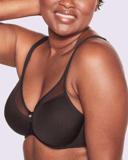 Bali One Smooth U® Ultra Light Underwire Bra (More colors available) - 3439 - Black